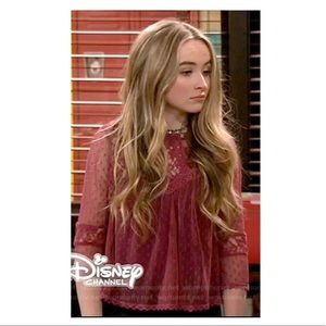 Free People | Pink lace top